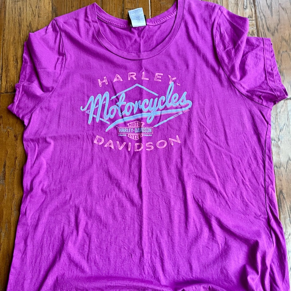 Harley-Davidson Orchid Purple Graphic Tee